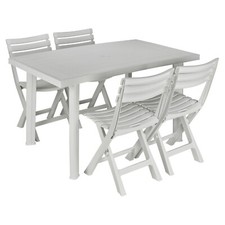 5tlg Klapptisch mit Stühlen