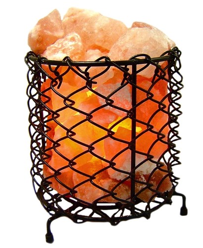 Edelstein lampe steinkorb - lampe,