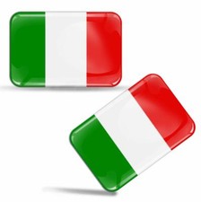 3D Gel Aufkleber Italien Fahne