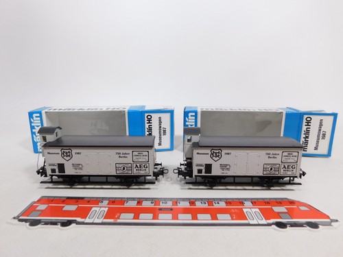 Märklin 2x museumswagen - h0,