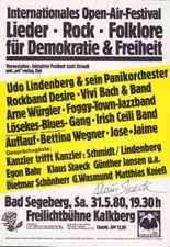 Klaus STAECK (1938) Original sign. vintage 1980 poster 20x29cm / AUTOGRAPH