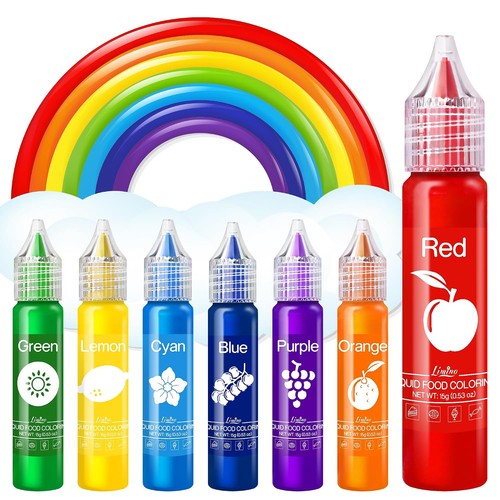 Lebensmittelfarbe regenbogen - -,