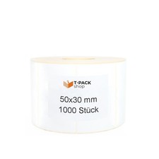 1000 Thermo Etiketten Rolle