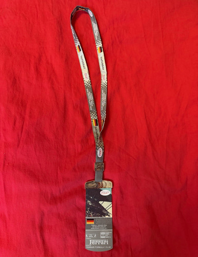 Ferrari schlüsselband lanyard - ferrari, schlüsselband/lanyard
