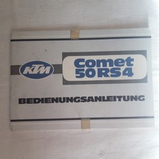 KTM Comet 50 RS4, Bedienungsanleitung