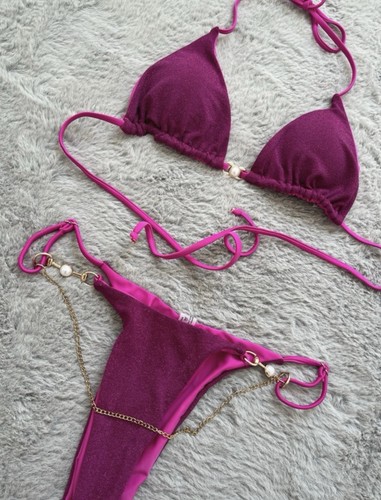 Pinker glitzerbikini neu s - pinker,