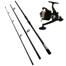 ZEBCO KARPFEN SET, 3,60m STECK-RUTE 3TEILIG UND ZEBCO ROLLE BR 165, CARP FISHING