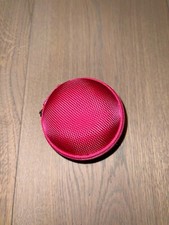 Mini Kopfhörer Tasche, Headset Aufbewahrung Ohrhörer Schutztasche - pink