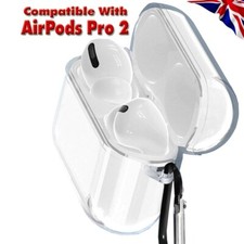 Für AirPods Pro 2. Generation Etui Silikon Schutz mit Schlüsselanhänger Skin Cover