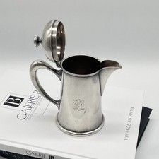 Christofle Paris Kännchen I Milchkännchen • versilbert • Monogramm • Antik