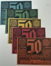 Serie notgeld der - der, erfurt