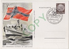 AK Deutsches Reich Halle Saale: Werbeschau KdF-Sammlerguppe Stempel 20.4.1941[1]