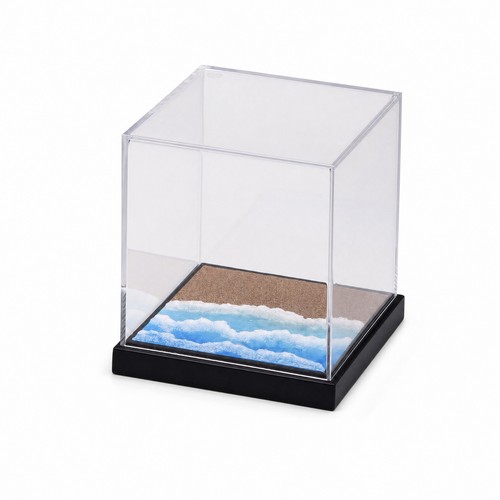 Acrylvitrine mit schwarzem - acrylvitrine,