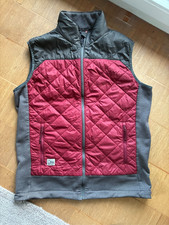 Weste von MALOJA, Größe L, braun/dunkelrot