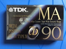 TDK MA 90  Cassette Tapes *