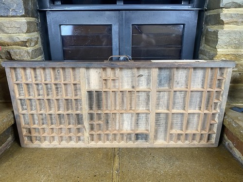 Vintage buchdruck holz - vintage,