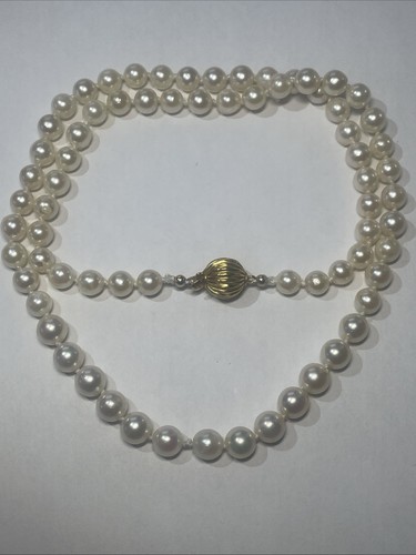 Perlenkette akoya 18k - akoya,