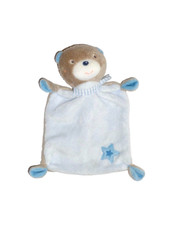 WIE NEU* Auswahl 1 x oder 2 x Bär Teddy Teddybär blau grau Pusblu DM Schmusetuch