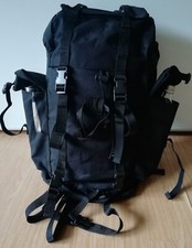 MIL-TEC  Outdoor Trekking Mountain Bundeswehr Wander Rucksack Schwarz Ca. 75 l