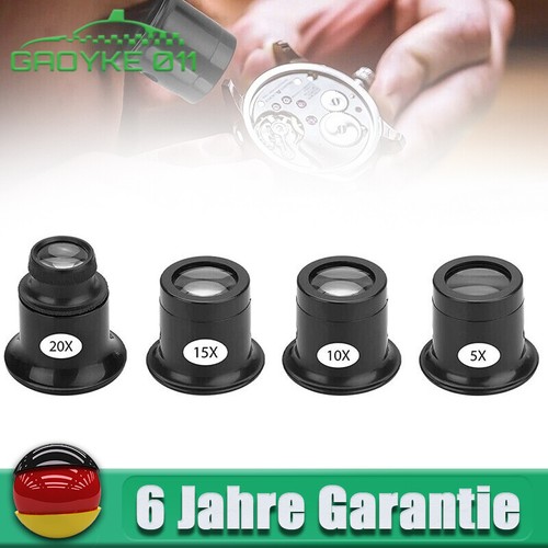 Uhrmacherlupe set 10x 15x - set, 5x