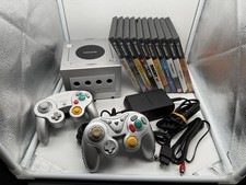 Nintendo GameCube Silber 2 Controller MemoryCard und 10 Spielen