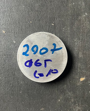 Alu Durchmesser 65 X Länge 10 mm Rund Stab Stange Material EN AW2007 AlCuMgPb