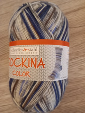 Schoeller + Stahl Sockina Color Sockenwolle Nostalgie blau meliert 4fach 100 g