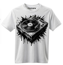 Turntable Graphic Art T-Shirt