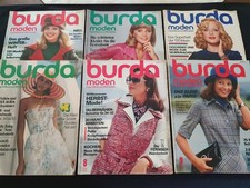 Konvolut burda moden - 70er Jahre - 1973 - Schnittmusterhefte Nähzeitschriften