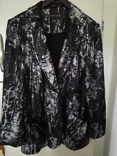 Blazer Elena Grunert Gr. 46 Dunkelgrau/Silber