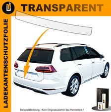 LACKSCHUTZFOLIE LADEKANTENSCHUTZ FÜR VW GOLF 7 VARIANT 2013-2020 TRANSPARENT