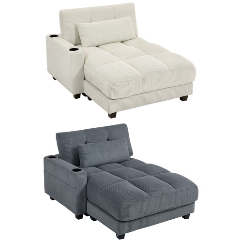 Homcom chaiselongue sitzer - chaiselongue,