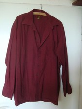 Hemd Herren langärmelig – rot – Kragen 43 / 44 – Marke „Golden Style“