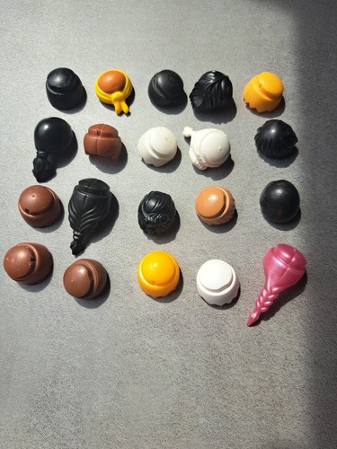 Playmobil zubehör 20x haare - zubehör,