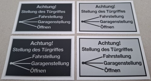 Unimog aufkleber türgriff - aufkleber,