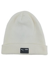 Puma Herren Mütze Beanie Weiß Sportlich Strickmütze
