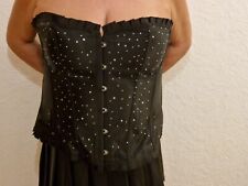 7 verschiedene edle Corsagen schwarz rot gr. 46-50 körbchengr. C D E xxl 3 xl
