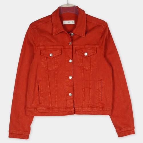 Mango jeansjacke damen - jeansjacke, größe