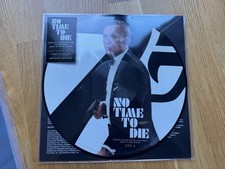 James Bond 007 No Time to Die Double Sided Picture Disc Vinyl Billie Eilish No.1