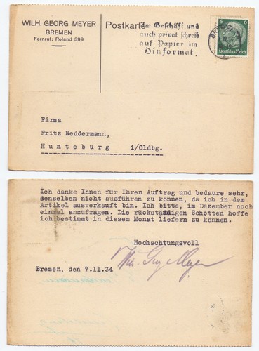 135923 postkarte wilh georg - -,