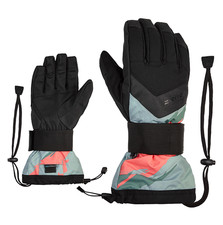 Ziener Herren Snowboard Handschuhe MiLAN AS 8,5 Schwarz Grau Print AquaShield SB
