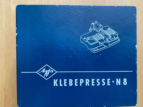 Film klebepresse von agfa - klebepresse, n8