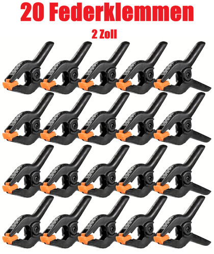 20x federklemmen klemmzwingen - 20x,