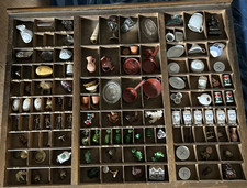 Alter Originaler Setzkasten, befüllt