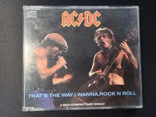 AC/DC THAT'S THE WAY I WANNA ROCK N ROLL 3 Inch CD SINGLE WITH ADAPTOR 