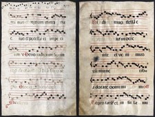 Antiphonar Pergament vellum Handschrift Spain Spanish manuscript 17th century 11