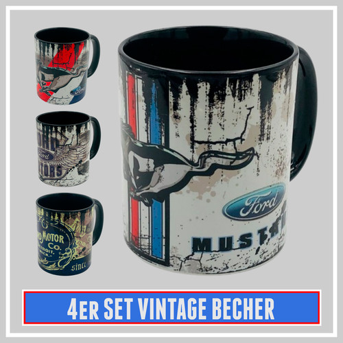 4er set vintage pot ford - set,