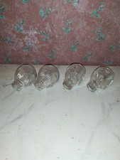4 x altes Zubehör Bonbon-Glas