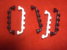 LEGO 5x Zaun Gitter 4873 6140 weiß schwarz #