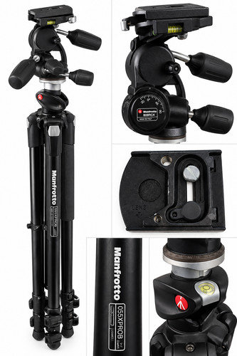 Manfrotto 055xprob stativ - stativ, +